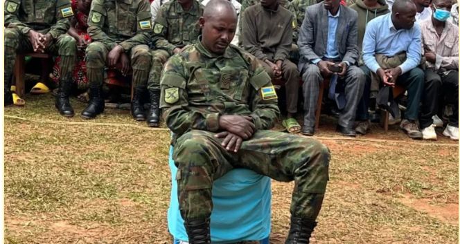 Nyamasheke: The soldier accused of killing the people trialled in front of the crowd. 