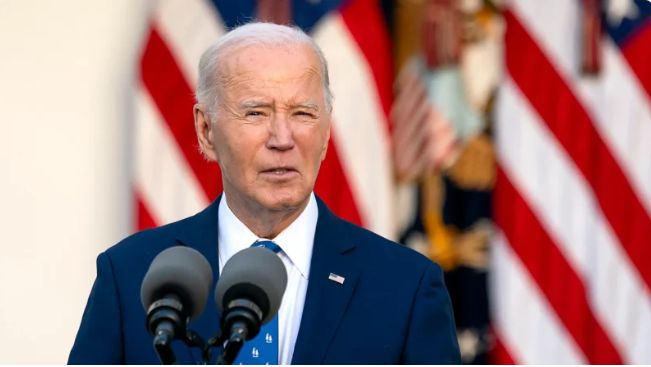 President Biden condemns Russian attacks on Ukraine.